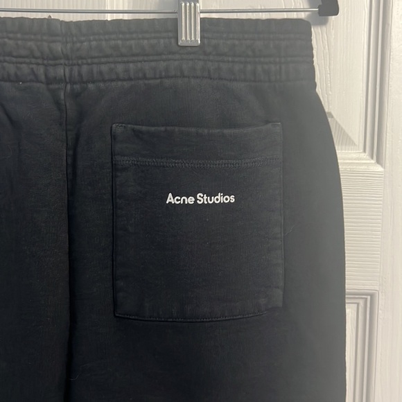 ACNE STUDIOS High Waist Wide Leg Sweatpants Small - Picture 9 of 12
